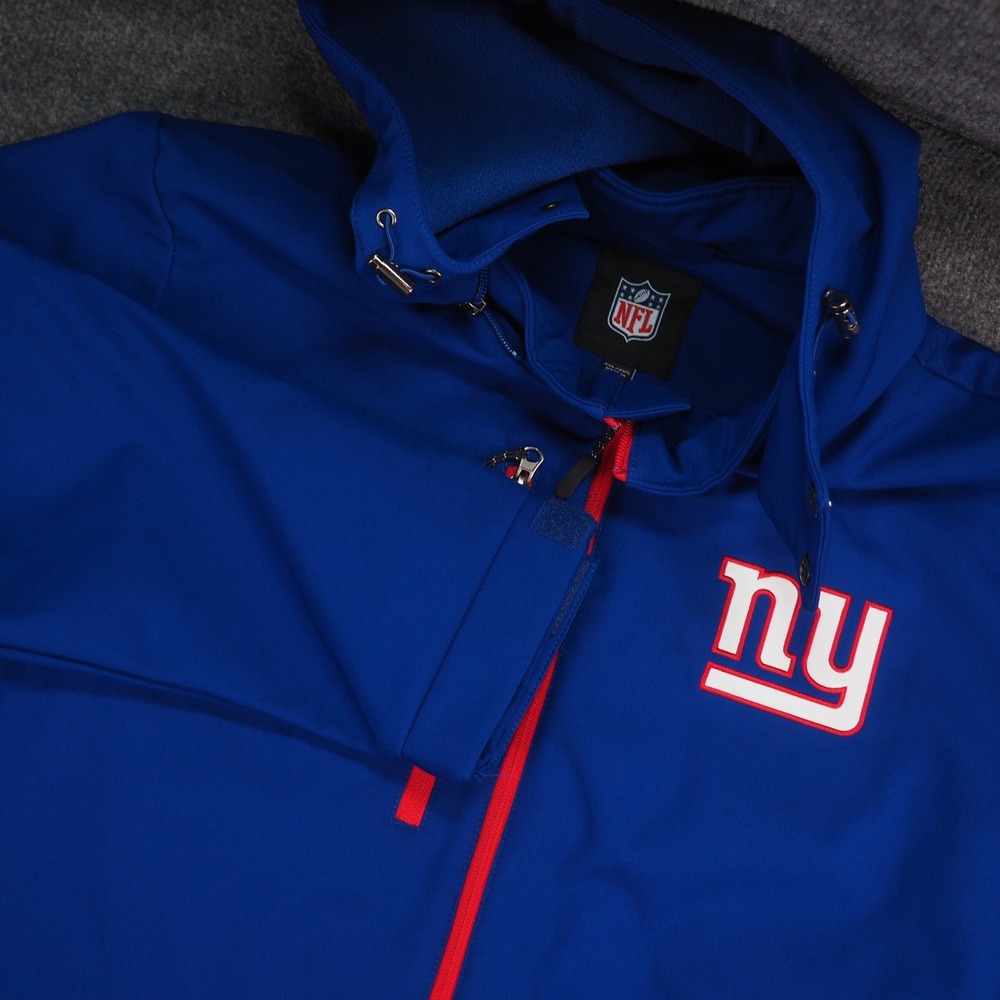New York Giants Jacket Mens XL Softshell Hooded Blue NFL G-III Sports Gameday